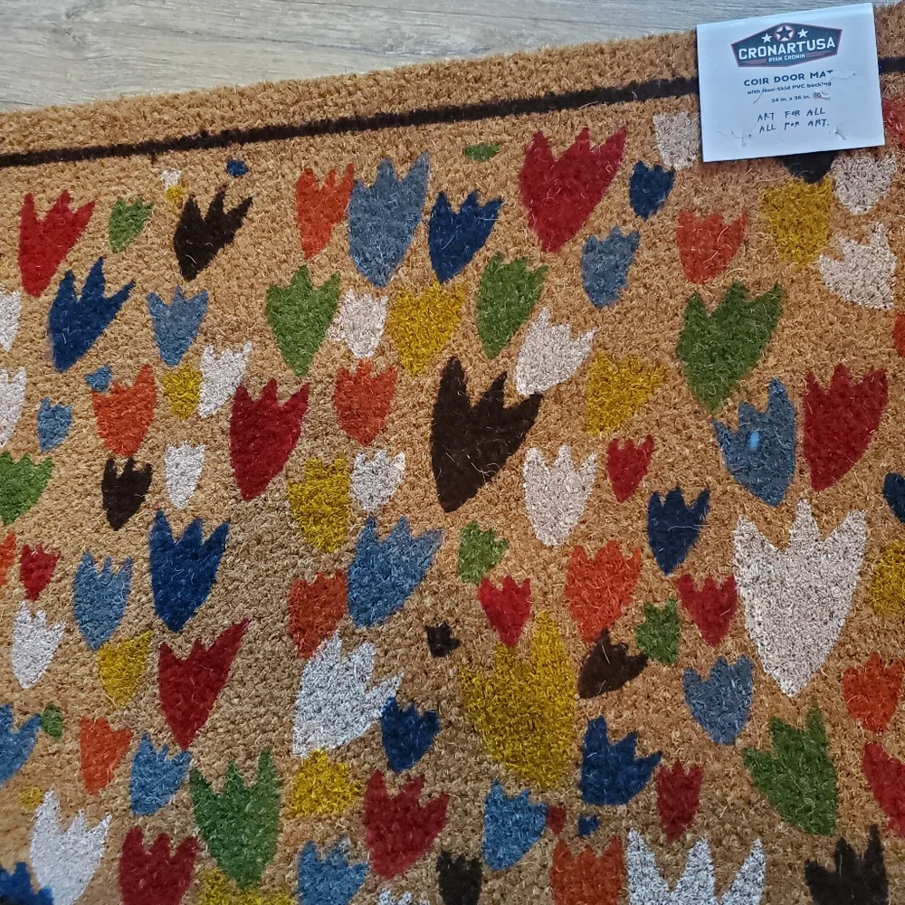 Door Mat Cronartusa Multi Color 24x36 Art For All Indoor Outdoor Home Decor New